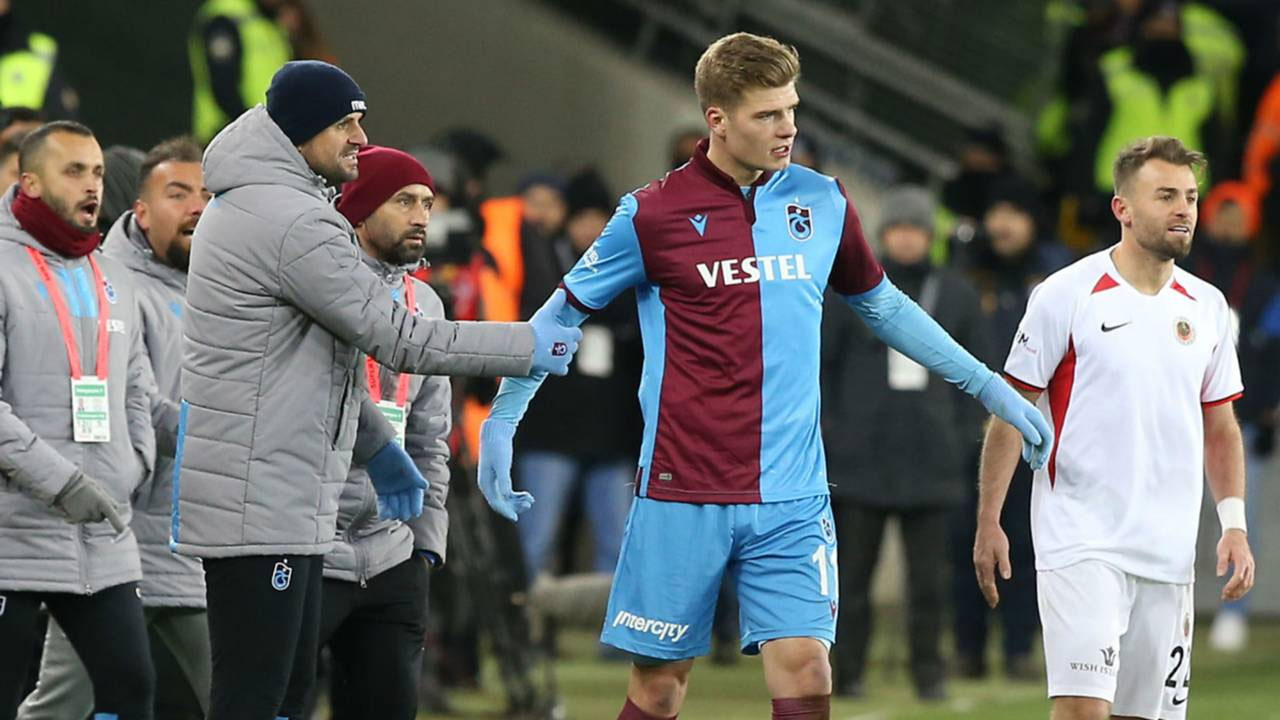 Trabzonspor'dan Sörloth'a ceza yok!