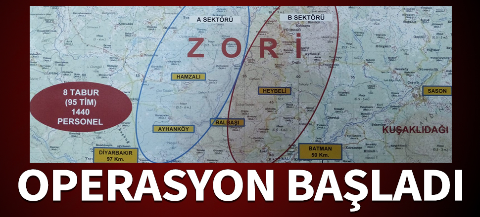 Kapan-6 Zori Operasyonu başladı