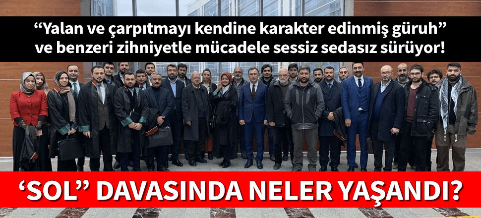 Avukat İnal - Sol Haber davasında ilk duruşma