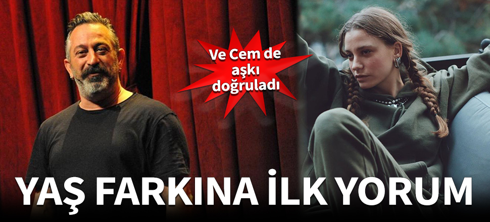 Cem Yılmaz'dan yaş farkına ilk yorum