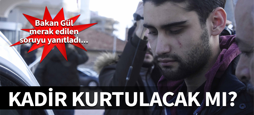 Bakan Gül'den Kadir Şeker açıklaması