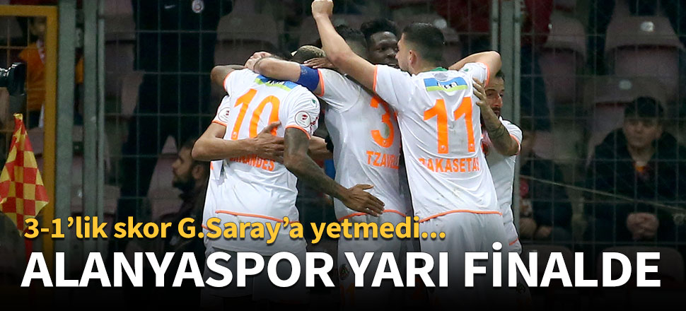 Alanyaspor yarı finalde: 3-1