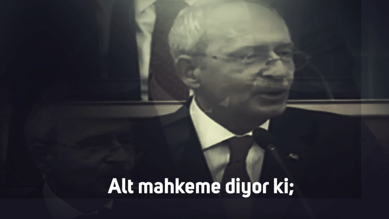 Erdoğan'ın konuşmasında yayınlanan video