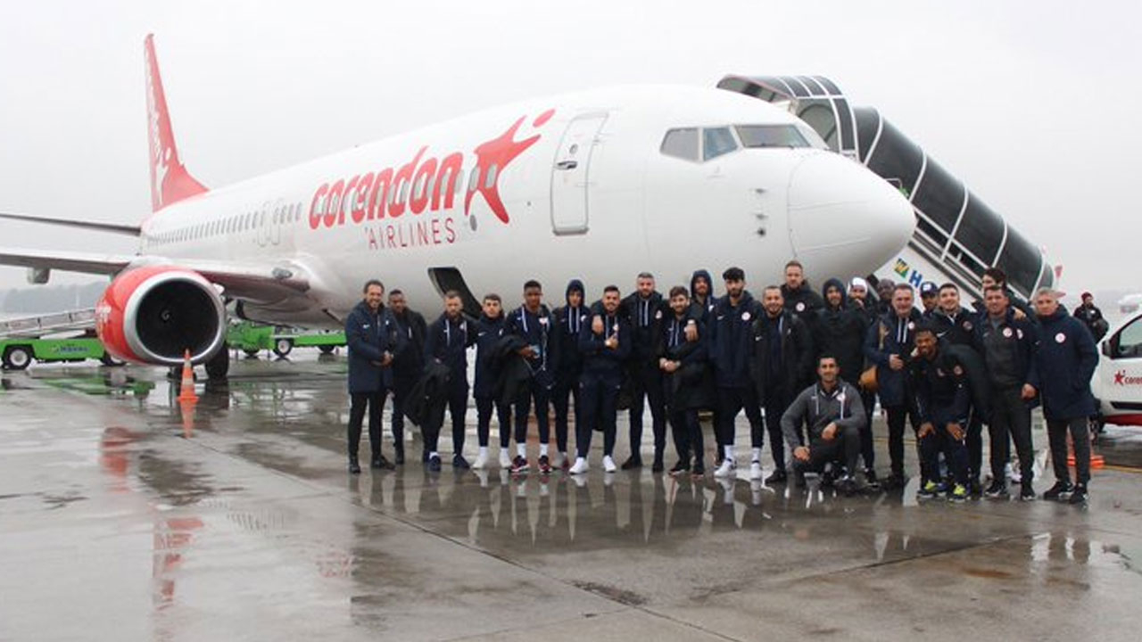 Antalyaspor'a şok! Uçak Sivas'a inemedi