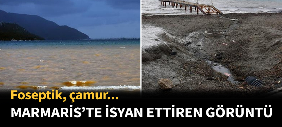 Marmaris'te isyan ettiren görüntü...