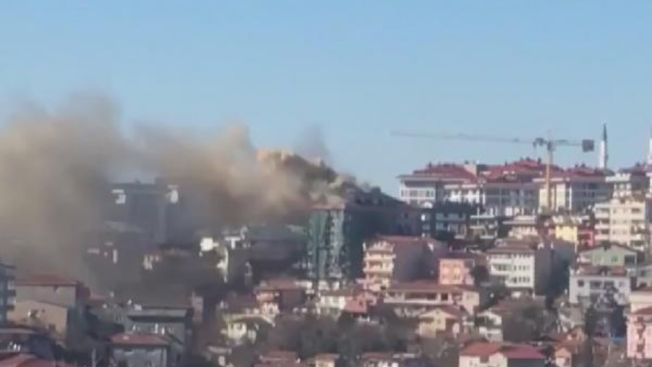 Üsküdar'dan alevler yükseldi