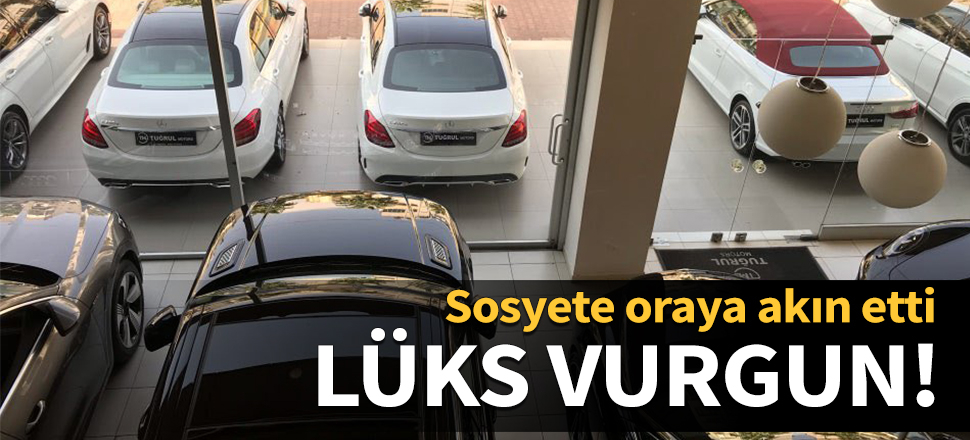 Antalya'da lüks vurgun