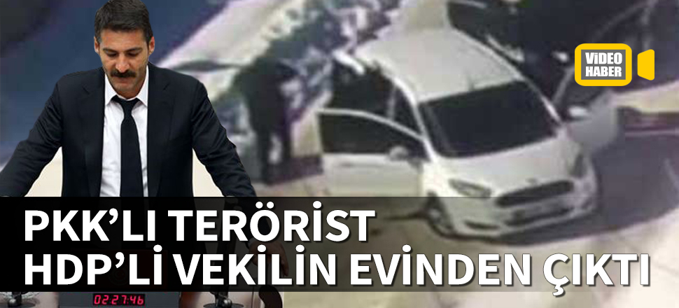 PKK'lı terörist HDP'li vekilin evinden çıktı!