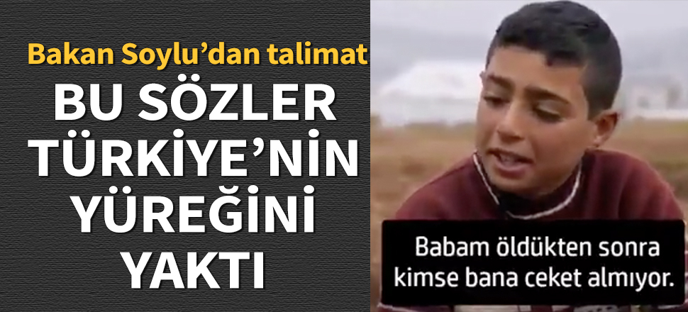 Bu sözler Türkiye'nin yüreğini yaktı: Babam öldükten sonra kimse bana ceket almıyor...