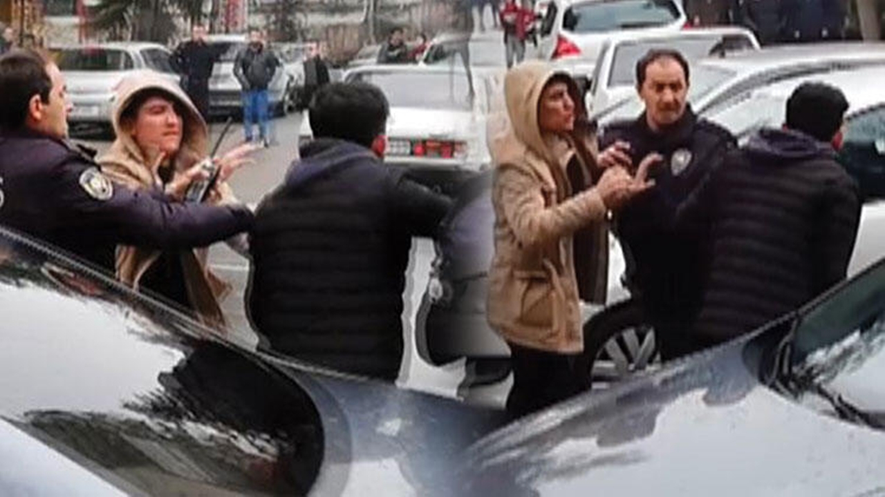 Kadın müşteri çay bahçesini birbirine kattı!