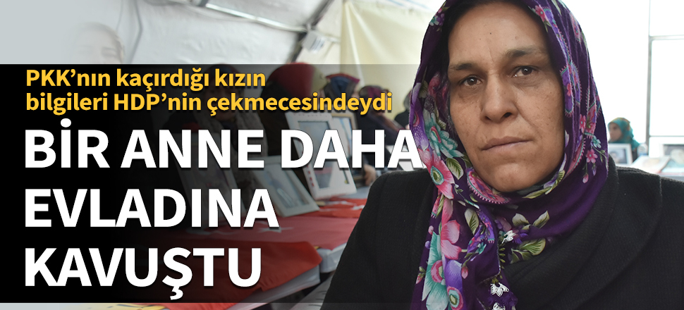 Diyarbakır annelerinden biri daha evladına kavuştu