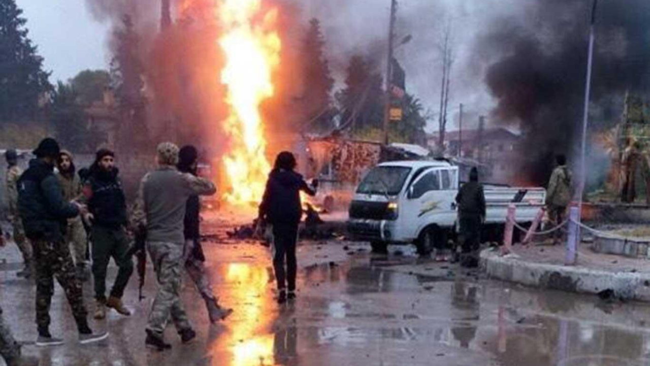 Telabyad'da bomba yüklü araçla saldırı...