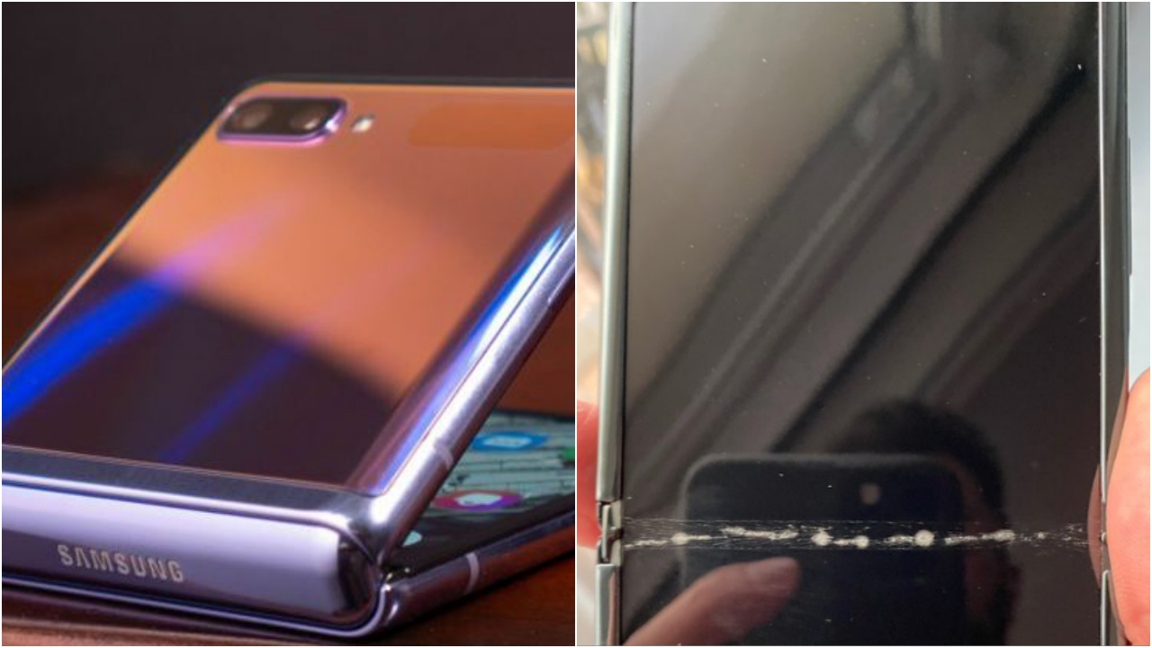 Katlanabilen telefon ilk katlamada kırıldı