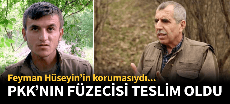 Bahoz Erdal'ın füzeci koruması teslim oldu!