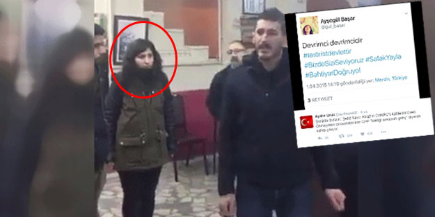 Terör destekçisi provokatör Ayşegül Başar'a CHP sahip çıktı