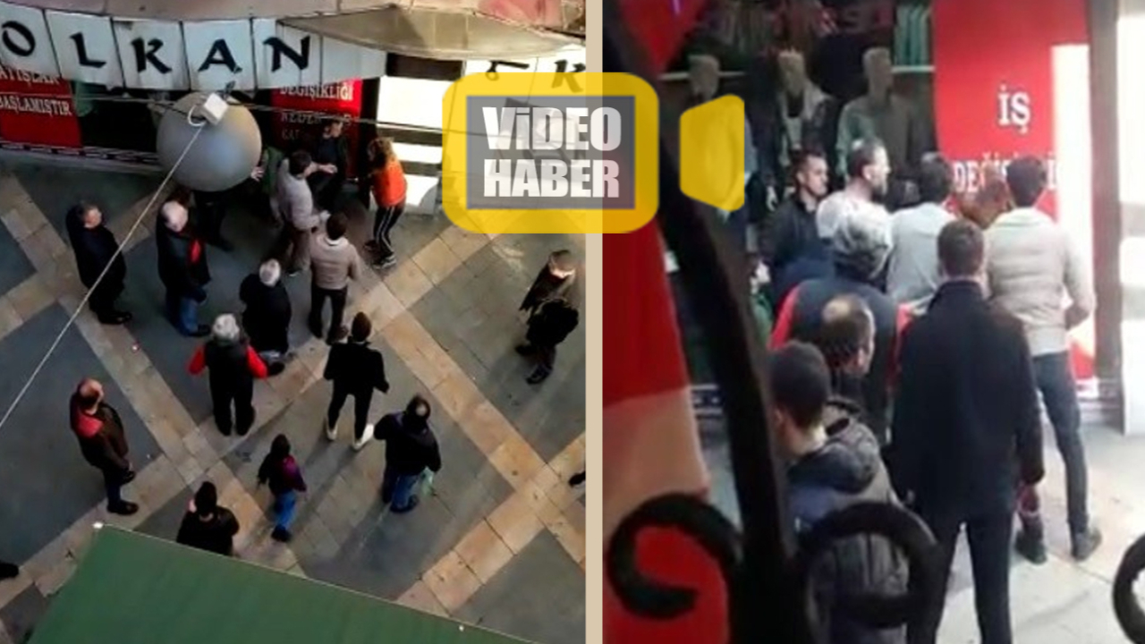 Sokak ortasında kızların kavgasına tokatlı tepki!
