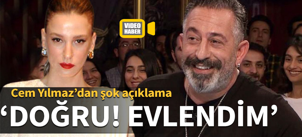 Cem Yılmaz'dan şok açıklama: Evlendim!