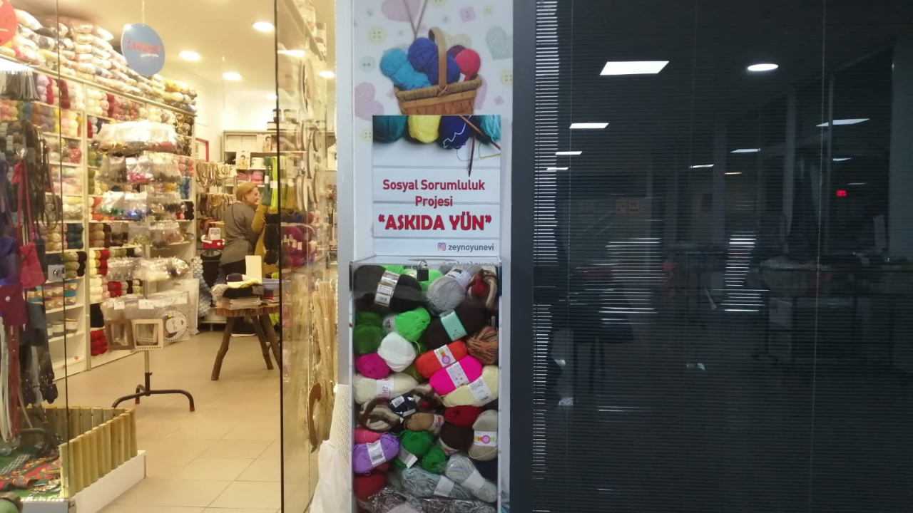 'Askıda ekmek'ten sonra ‘Askıda yün’