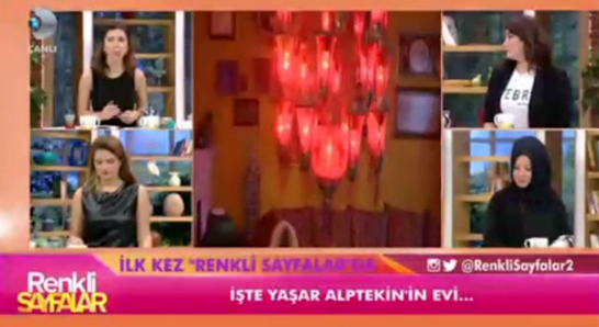 Yaşar Alptekin'in evi Renkli Sayfalar'da yayınlandı