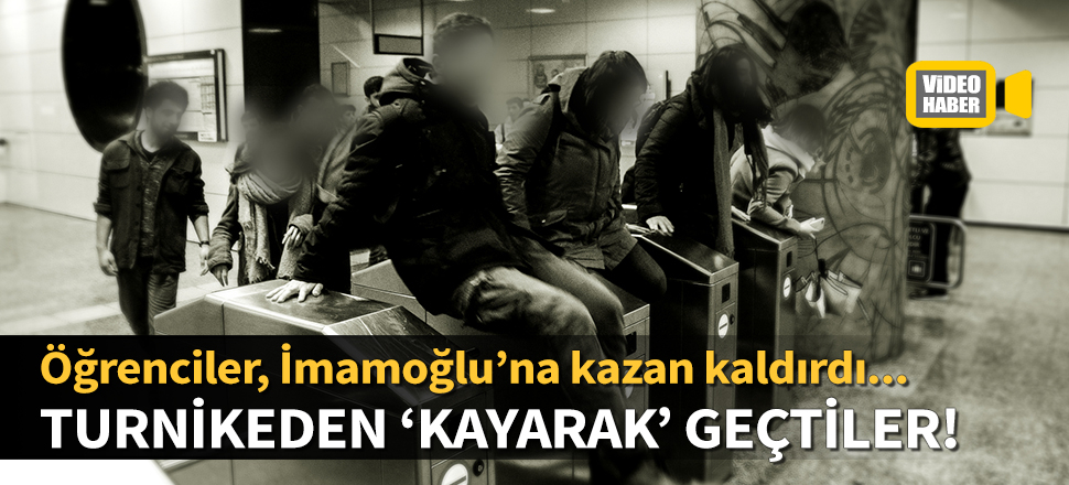 Öğrenciler, İmamoğlu'na kazan kaldırdı