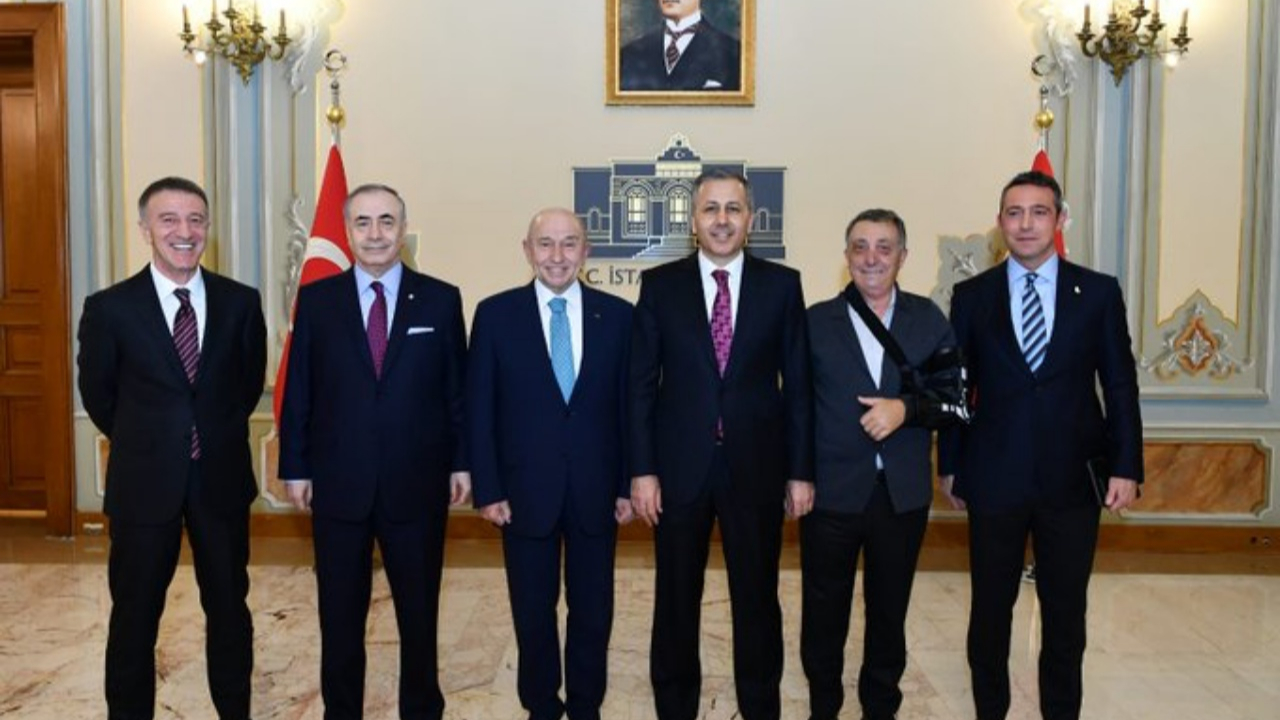 Türk futbolunun devleri İstanbul Valiliği'nde!