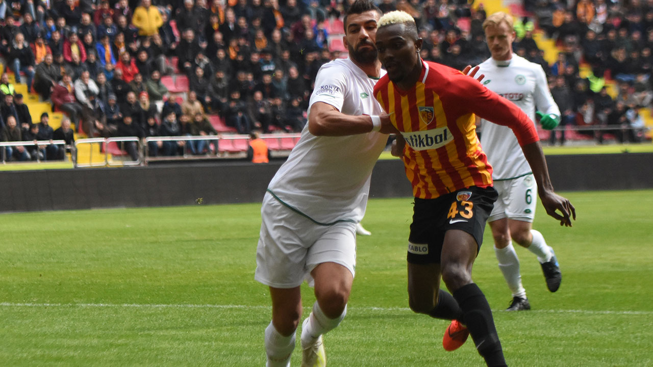 Kayserispor 1 puanı zor kurtardı: 2-2
