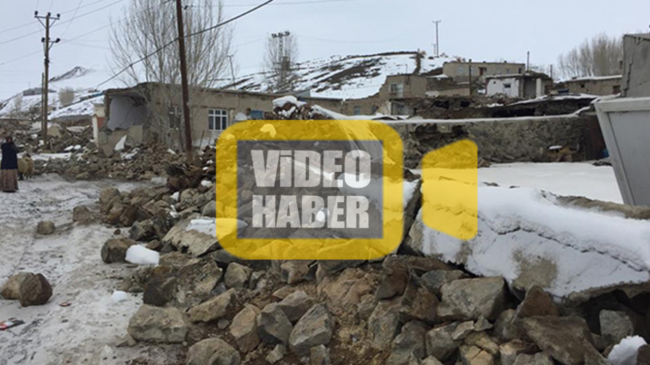 İran'daki 5,9 büyüklüğündeki depremden Van'ın sınır köyleri de etkilendi! İlk görüntüler...