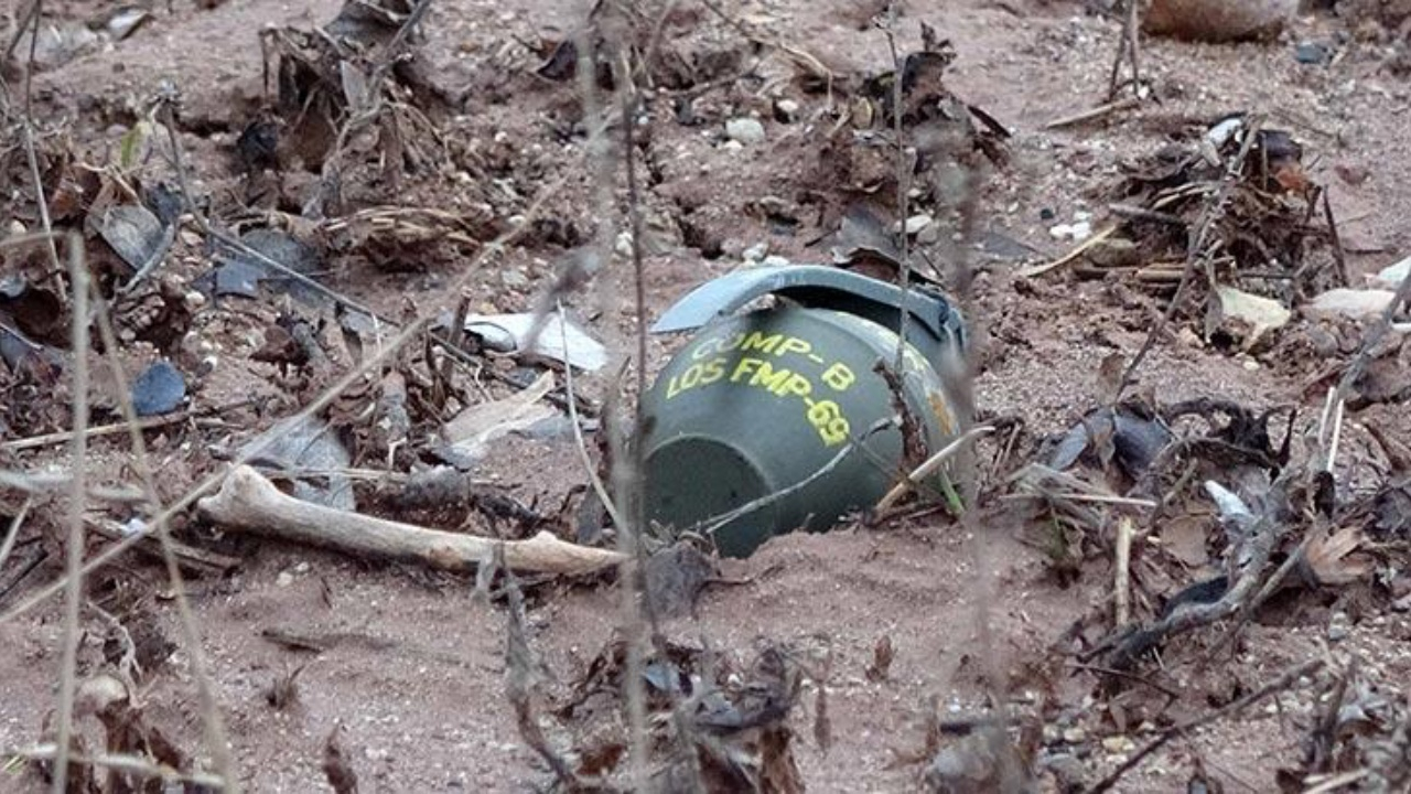 Baraj kıyısında 3 adet bomba bulundu!