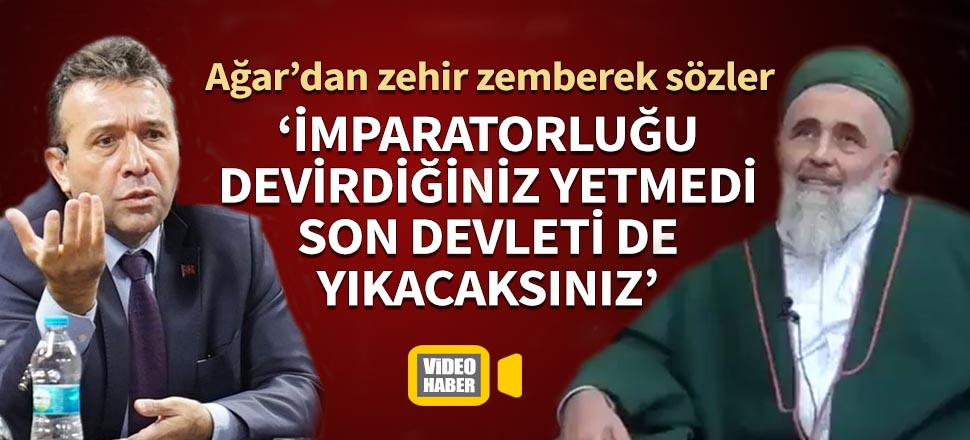 Abdullah Ağar'dan zehir zemberek sözler