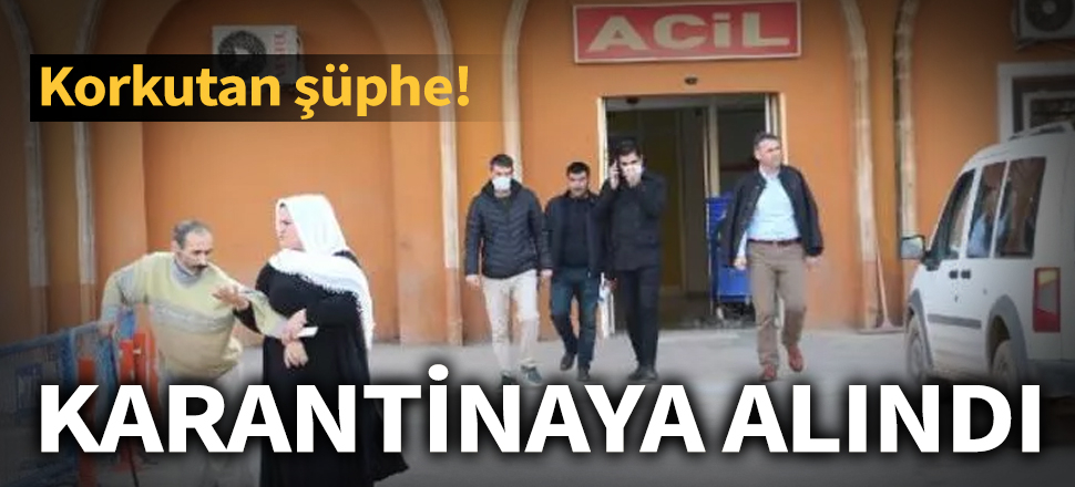 Mardin'de koronavirüs paniği!