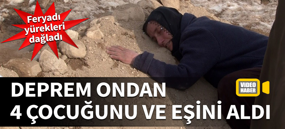Deprem ondan 4 çocuğunu ve eşini aldı! Feryadı yürekleri dağladı...