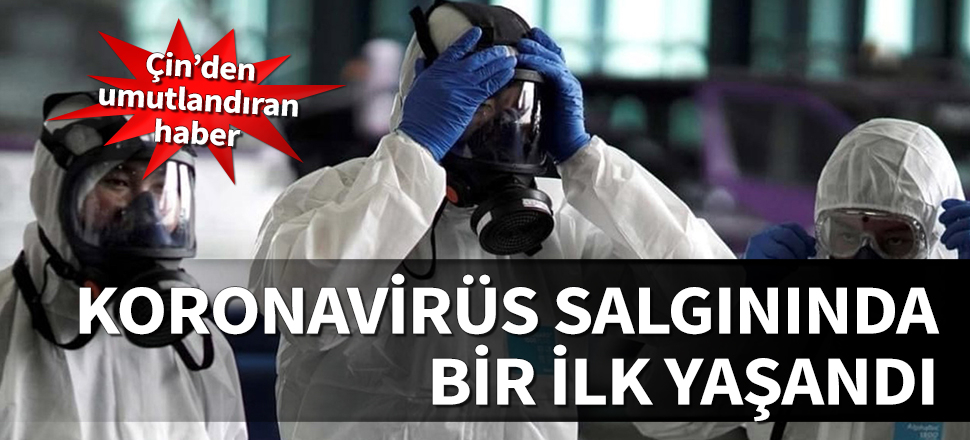 Koronavirüs salgınında bir ilk yaşandı