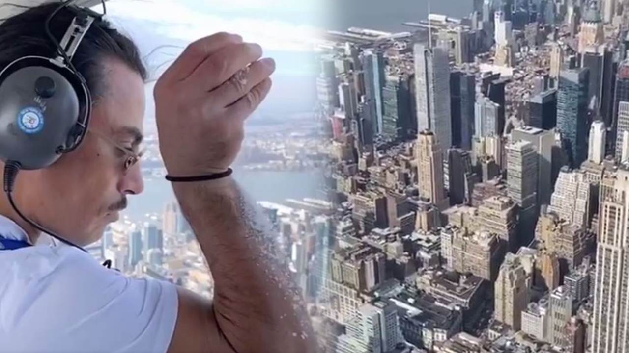Nusret Gökçe helikopterden New York'u tuzladı!