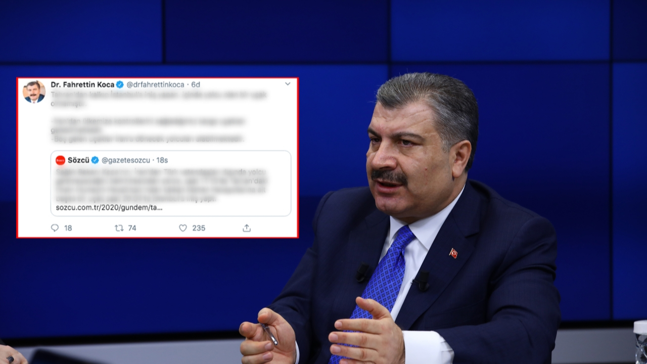 Bakan Koca'dan Sözcü'ye yalanlama