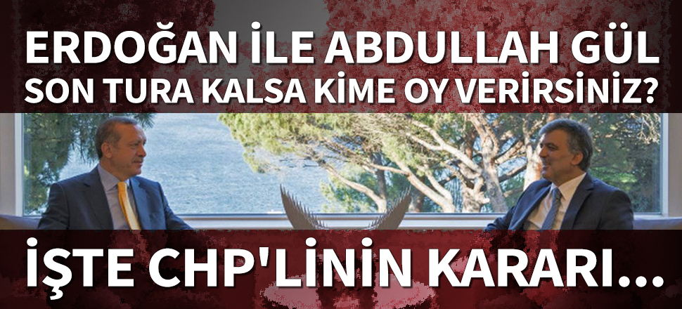 Son anket Abdullah Gül'ü çok üzecek!