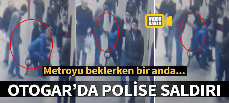 Bayrampaşa'da metro bekleyen polise silahlı saldırı