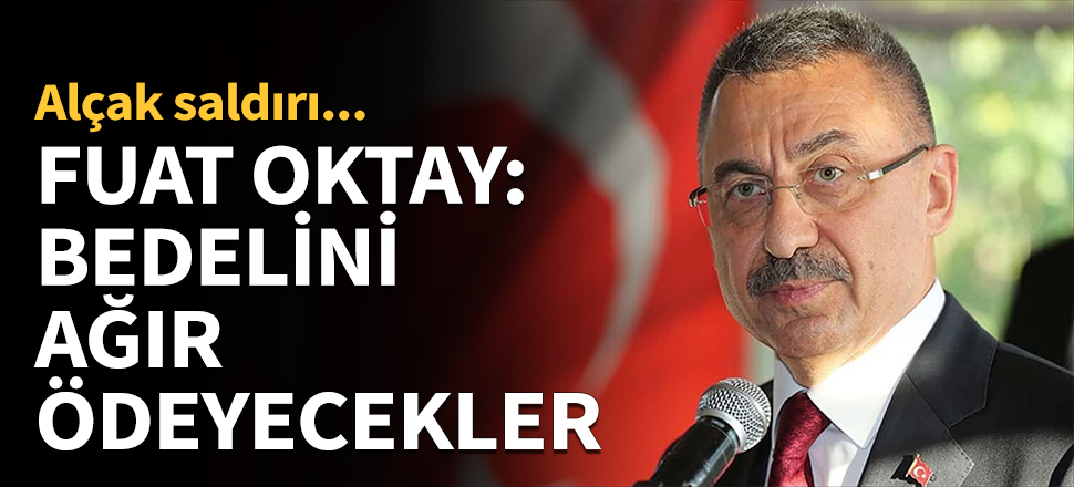 Fuat Oktay: Bedelini ağır ödeyecekler!