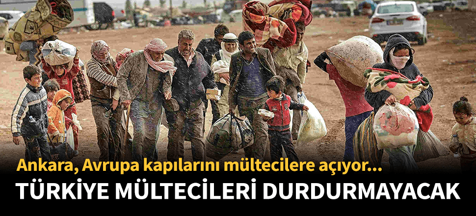 Türkiye Suriyeli mültecilere Avrupa kapısını açtı!