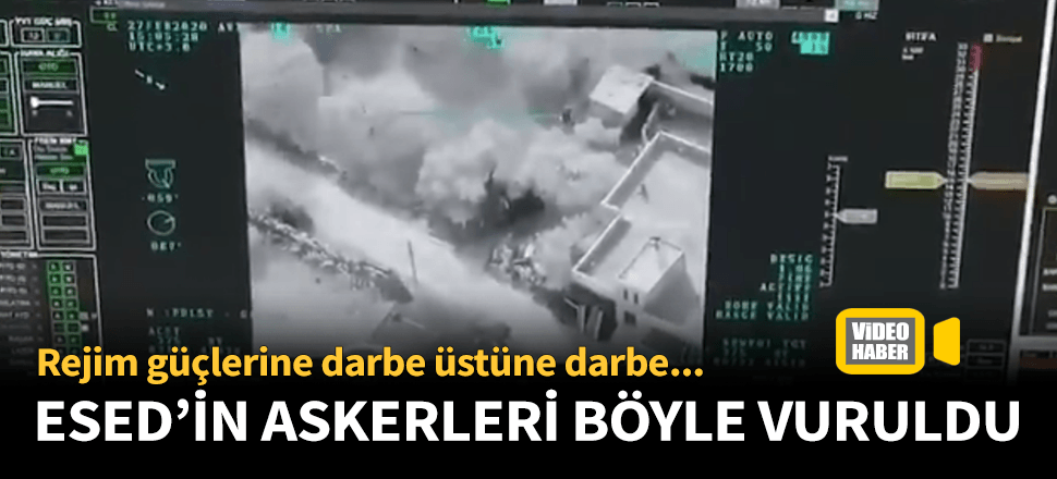 İdlib'de rejim unsurları böyle vuruldu!