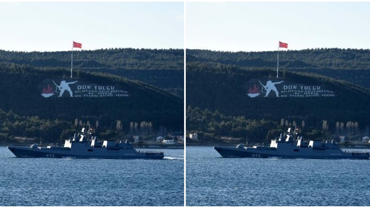 Rus savaş gemileri boğazdan geçti!