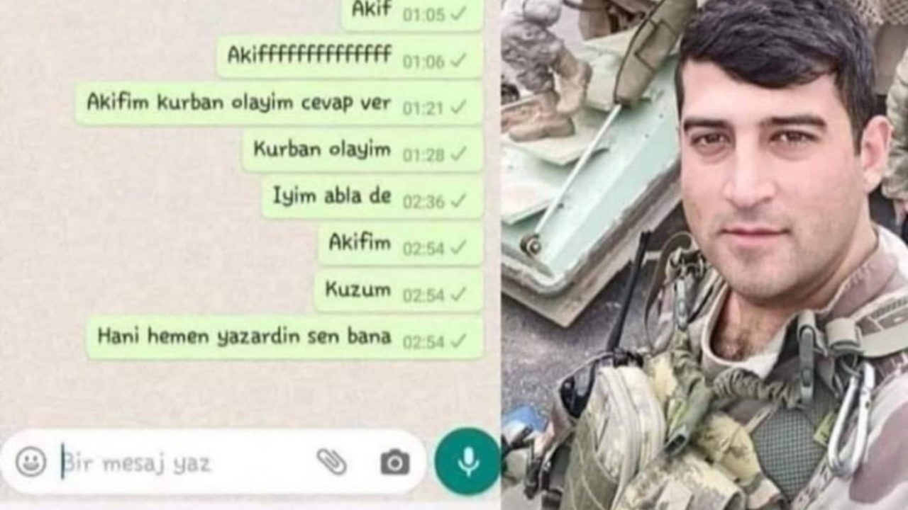 Abladan şehit askere son mesaj: Kurban olayım iyiyim de...