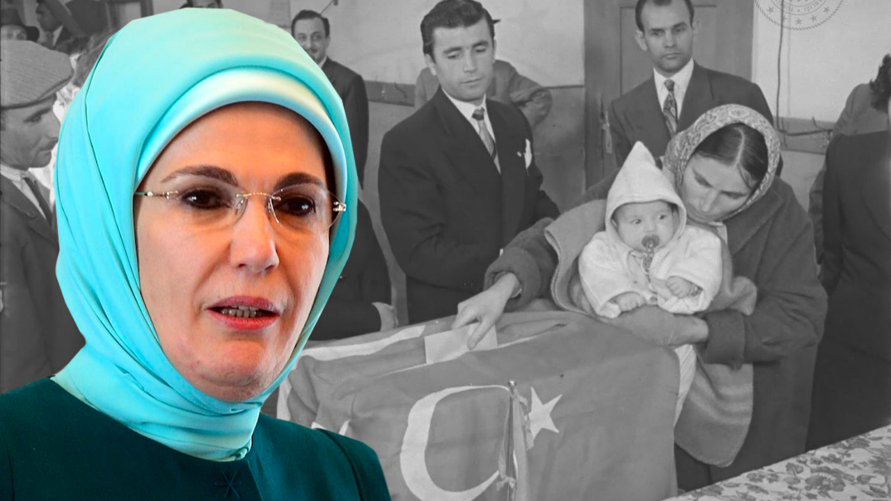 Emine Erdoğan'dan seçme ve seçilme hakkı mesajı