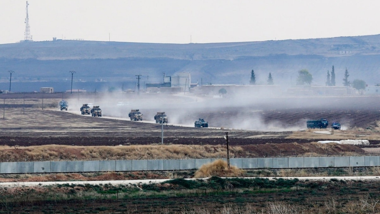 Suriye'de Türk - Rus ortak devriyesi