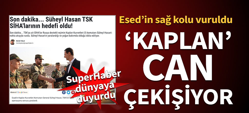 Esed'in sağ kolu vuruldu! 'Kaplan' can çekişiyor