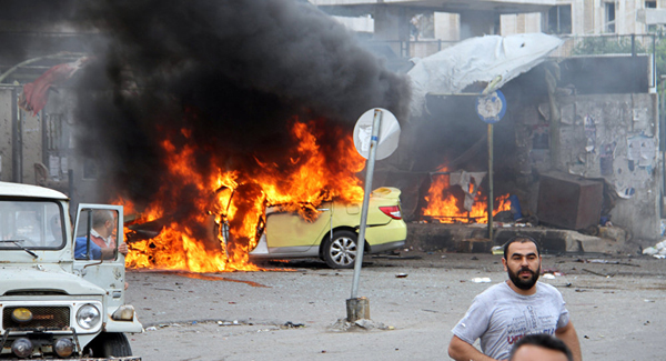 Lazkiye'de bomba yüklü araç patladı