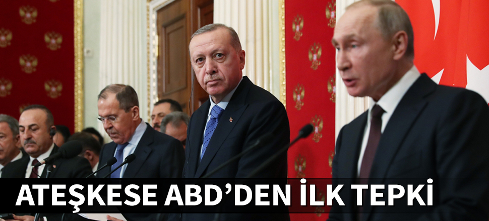 İdlib ateşkesine ABD'den ilk tepki