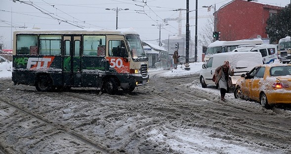 İBB İstanbul'daki son durumu açıkladı! İşte kar kalınlıkları