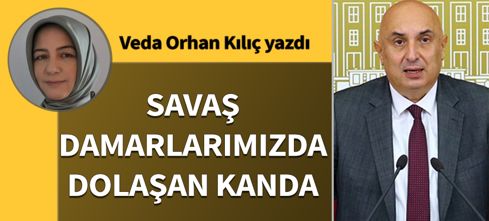 Savaş damarlarımızda dolaşan kanda...