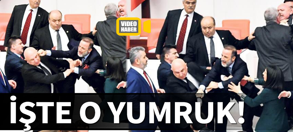 AK Parti'li Vahit Kiler'den CHP'li Engin Özkoç'a yumruk