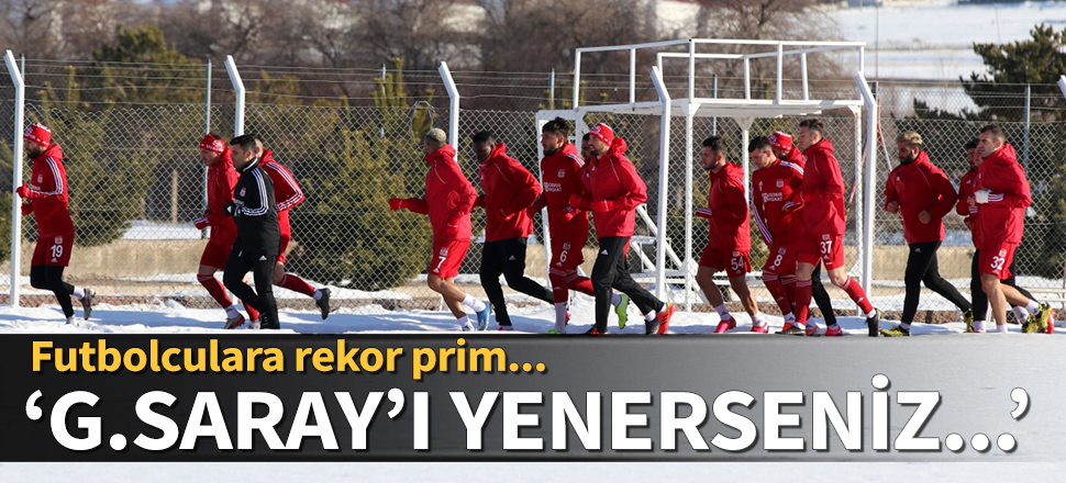 Sivasspor yönetiminden futbolculara rekor prim